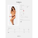 Трусики з доступом Obsessive Latinesa crotchless thong XL/2XL Новинка - мініатюра 7