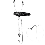 Бондажний набір із металевим анальним гаком №1 Art of Sex Blanca Bondage set with anal hook №1 - мініатюра 1