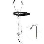 Бондажний набір із металевим анальним гаком №2 Art of Sex Blanca Bondage set with anal hook №2 - мініатюра 1
