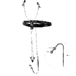 Бондажний набір із металевим анальним гаком №3 Art of Sex Blanca Bondage set with anal hook №3 - мініатюра 1