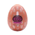 Мастурбатор-яйце Tenga Egg Cone, щільний TPE, пробник лубриканту 5 мл - мініатюра 1