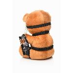 Плюшевий ведмедик ROPE Teddy Bear БДСМ у шкіряній масці та обв’язці, 22x16x12 см - мініатюра 8