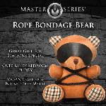 Плюшевий ведмедик ROPE Teddy Bear БДСМ у шкіряній масці та обв’язці, 22x16x12 см - мініатюра 6