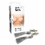 Затискач для сосків Atr of Sex - Nipple Clamps Barocco Tassels - мініатюра 3