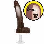 Фалоімітатор Doc Johnson Jason Luv 10 Inch Cock, зі зліпка пеніса, Vac-U-Lock, діаметр 5,1 см - мініатюра 3