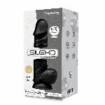 Фалоімітатор SilexD Norman Black (MODEL 4 size 8.5in), двошаровий, силікон + Silexpan, діаметр 5 см - мініатюра 3