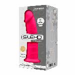 Фалоімітатор SilexD Oscar Pink (MODEL 2 size 9in), двошаровий, силікон + Silexpan, діаметр 5,4см - мініатюра 3