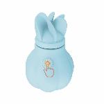 Вібратор Adrien Lastic Caress Blue з насадками для стимуляції ерогенних зон, які обертаються. - мініатюра 6
