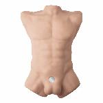 Торс з фалоімітатором на присосці SilexD Apollo L Male Torso, суперреалістичний, термореактивний - мініатюра 2