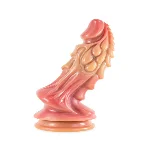 Фентезійний фалоімітатор Kong Silicone The Dragon, довжина 21,5 см, діаметр 6,2 см, для фістингу - мініатюра 1