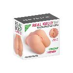 Мастурбатор-півторс з вібрацією Real Body Real Kelly, вагіна та анус, 24х17,5 см - мініатюра 5