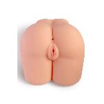 Мастурбатор-півторс з вібрацією Real Body Real Kelly, вагіна та анус, 24х17,5 см - мініатюра 3