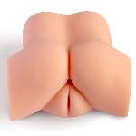 Мастурбатор-півторс з вібрацією Real Body Real Tess, вагіна та анус, 18х15см - мініатюра 3