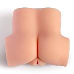 Мастурбатор-півторс з вібрацією Real Body Real Tess, вагіна та анус, 18х15см - мініатюра 4