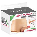 Силіконові трусики з фалоімітатором Real Body Real Manly, S/M, суцільна конструкція, для неї - мініатюра 5