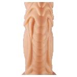 Фалоімітатор для секс-машин Hismith Slightly Curved Silicone Dildo Monster Series, кріплення KlicLok - мініатюра 5