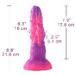 Фалоімітатор для секс-машин Hismith Tentacle Silicone Dildo Monster Series, KlicLok та присоска - мініатюра 2