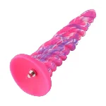 Фалоімітатор для секс-машин Hismith Awl Shape Silicone Dildo Monster Series, кріплення KlicLok - мініатюра 1