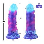 Фалоімітатор для секс-машин Hismith 7.48″ Silicone Dildo HSA138 Monster Series, система KlicLok - мініатюра 2