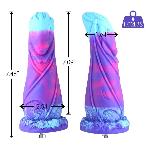 Фалоімітатор для секс-машин Hismith 7.48″ Silicone Dildo HSA139 Monster Series, система KlicLok - мініатюра 2