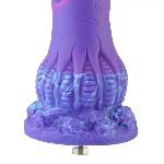Фалоімітатор для секс-машин Hismith 7.48″ Silicone Dildo HSA140 Monster Series, система KlicLok - мініатюра 5