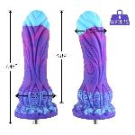 Фалоімітатор для секс-машин Hismith 7.48″ Silicone Dildo HSA140 Monster Series, система KlicLok - мініатюра 2