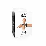 Наручники із екошкіри Art of Sex - Handcuffs Emoji, колір чорний - мініатюра 5