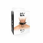 Чоловічий чокер з шипами Art of Sex - Archie Leather and Spikes - мініатюра 4