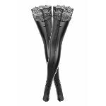 Панчохи з мокрим ефектом Noir Handmade F135 Powerwetlook stockings, S, без мисків - мініатюра 4