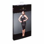Сукня-олівець з мокрим ефектом Noir Handmade F160 Powerwetlook pencil dress, L - мініатюра 6
