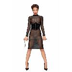 Сукня з мокрим ефектом Noir Handmade F182 Classic dress made of elastic tulle, M - мініатюра 5