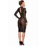 Сукня з мокрим ефектом Noir Handmade F182 Classic dress made of elastic tulle, M - мініатюра 4