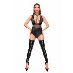 Боді з мокрим ефектом Noir Handmade F183 Powerwetlook body, XL - мініатюра 3