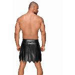 Чоловіча спідниця гладіатора Noir Handmade H053 Eco leather men's gladiator skirt, XL, екошкіра - мініатюра 4