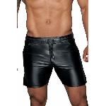 Чоловічі шорти з мокрим ефектом Noir Handmade H061 Powerwetlook shorts, XXL - мініатюра 2
