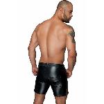 Чоловічі шорти з мокрим ефектом Noir Handmade H061 Powerwetlook shorts, XXL - мініатюра 3