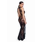 Довга сітчаста сукня Noir Handmade F239 Long tulle dress, XXL - мініатюра 2