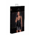 Сукня з мокрим ефектом Noir Handmade F254 Powerwetlook mini-dress, S - мініатюра 8