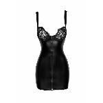 Сукня з мокрим ефектом Noir Handmade F254 Powerwetlook mini-dress, L - мініатюра 6