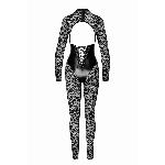 Комбінезон Noir Handmade F299 Enigma, 3XL, мереживо, довгий рукав, імітація корсета, доступ - мініатюра 6