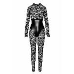 Комбінезон Noir Handmade F299 Enigma, 3XL, мереживо, довгий рукав, імітація корсета, доступ - мініатюра 5