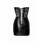 Сукня Noir Handmade F300 Solace, S, мереживо, корсетний верх, шнурівка ззаду, спідниця міні під латекс - мініатюра 7
