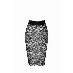 Спідниця Noir Handmade F302 Ambivalence, L, black, мереживо, довжина за коліна, шнурівка ззаду - мініатюра 6