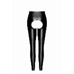 Легінси Noir Handmade F304 Taboo, L, black, під латекс, відкриті сідниці та промежина - мініатюра 5