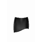Спідниця Noir Handmade F305 Legacy, XXL, black, міні, під латекс, асиметричний крій - мініатюра 4