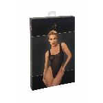 Боді Noir Handmade F322 Paparazzi, M, прозоре, низ стрінги, високі вирізи - мініатюра 9