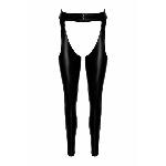 Легінси Noir Handmade F323 Rebel, S, black, під латекс, з відкритими стегнами та сідницями - мініатюра 7