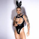 Чоловічий костюм зайчика JSY «Невтомний Мет» One Size, боді, метелик, вушка - мініатюра 4