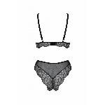Комплект Passion AMBERLY SET black, XXL/XXXL, бралет і трусики бразиліана - мініатюра 4