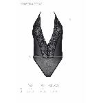 Боді Passion DROSERA BODY black, L/XL, високі вирізи, верх на зав’язках - мініатюра 5